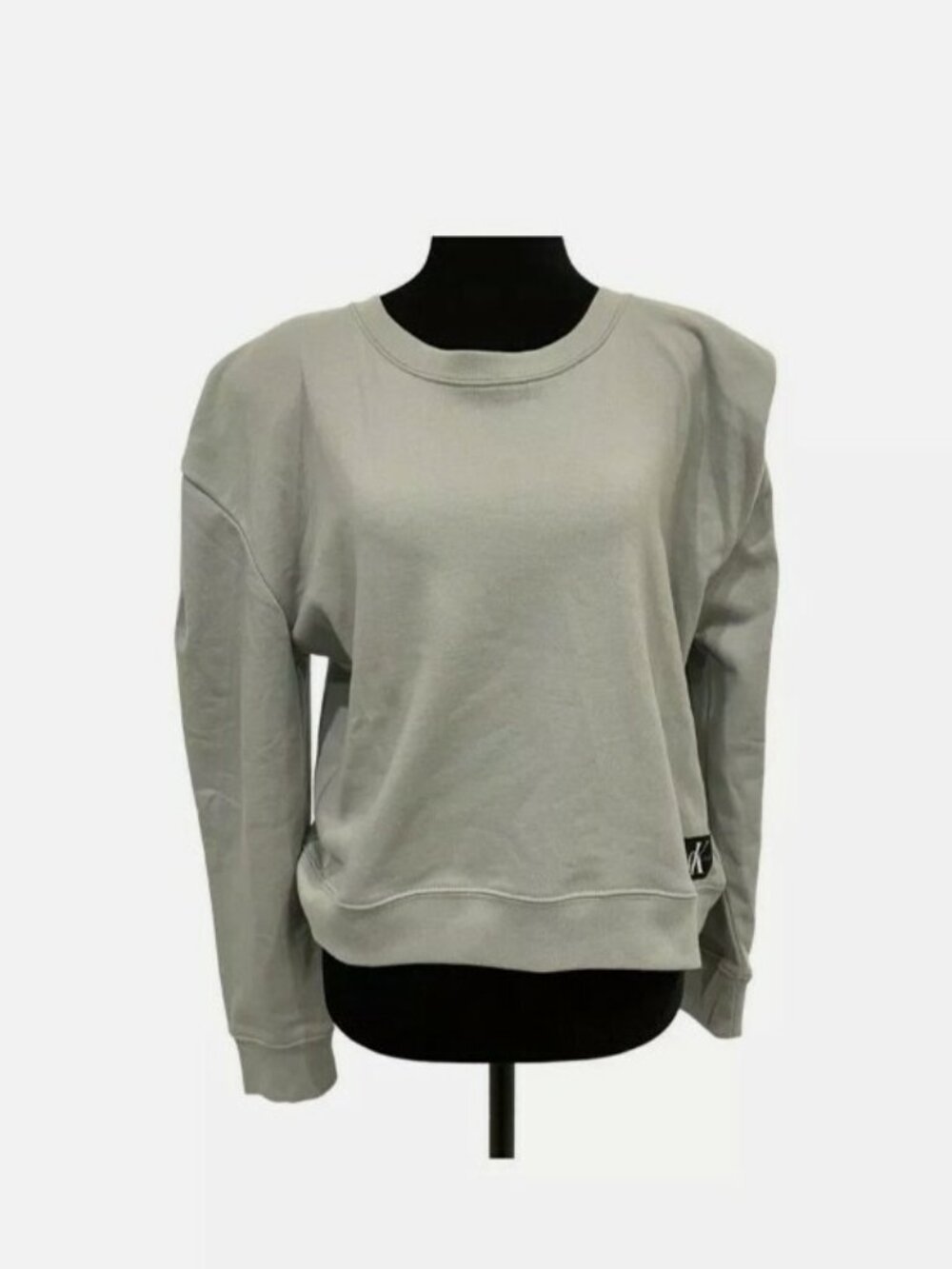 EUC CALVIN KLEIN GREEN CREW NECK SWEATSHIRT SIZE XS